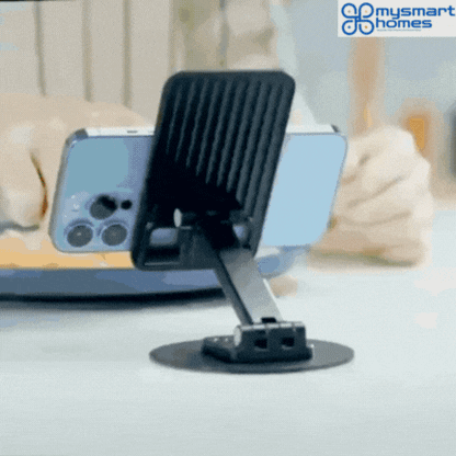 Premium Aluminum Mobile Stand and Tablet With (360° Rotation) | 2026 Metal Design