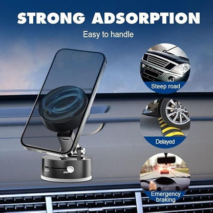 The Vacuum Magnetic Suction Phone Holder