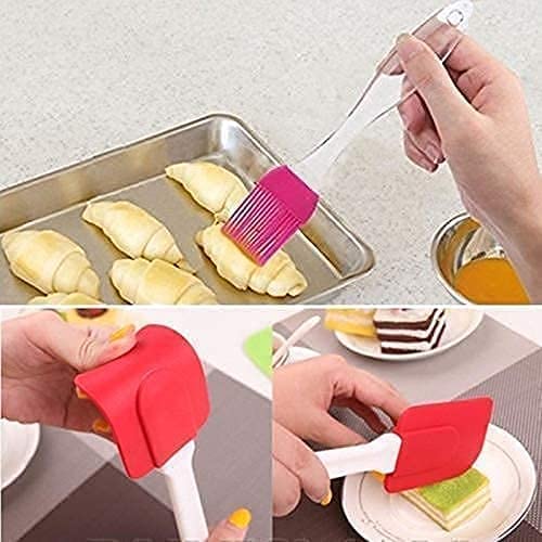 6 Pcs Air Fryer Silicone Reusable Baking Tray  |🔥 Brush-Spatula FREE GIFT🔥