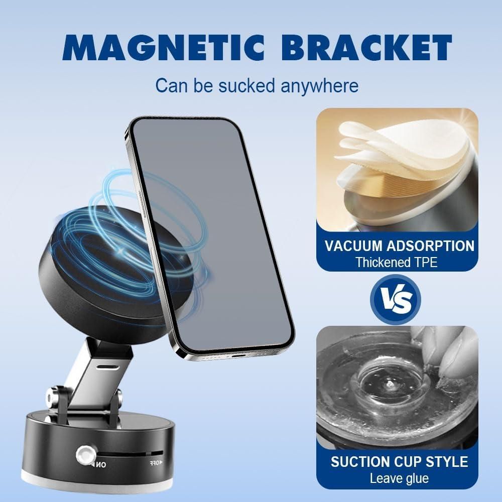 The Vacuum Magnetic Suction Phone Holder