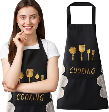 ArtApron™ Kitchen Apron with Front Pocket, Asthetic Design, Waterproof BUY 1 GET 1 FREE