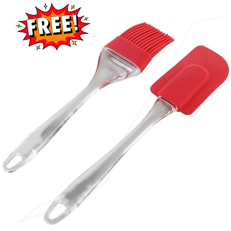 6 Pcs Air Fryer Silicone Reusable Baking Tray  |🔥 Brush-Spatula FREE GIFT🔥