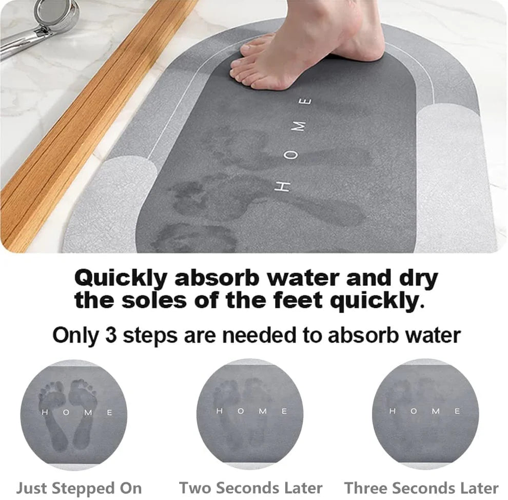 SmartBaths™ Non Slip Bathroom Mat Quckly Dry Mats Fast Observe water Bathroom Mats | Buy 1 Get 1 FREE