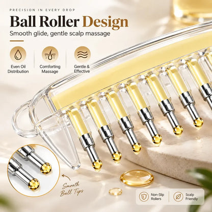 ProComb™ Scalp Oil Applicator Comb for Daily Hair Oiling and Styling with Ease