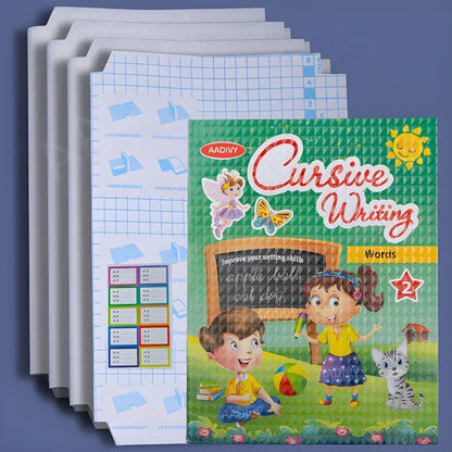30 Self-Adhesive Waterproof & Transparent Book Covers - 30 Covers (Free Name Stickers) 🔥 Monsoon Sale