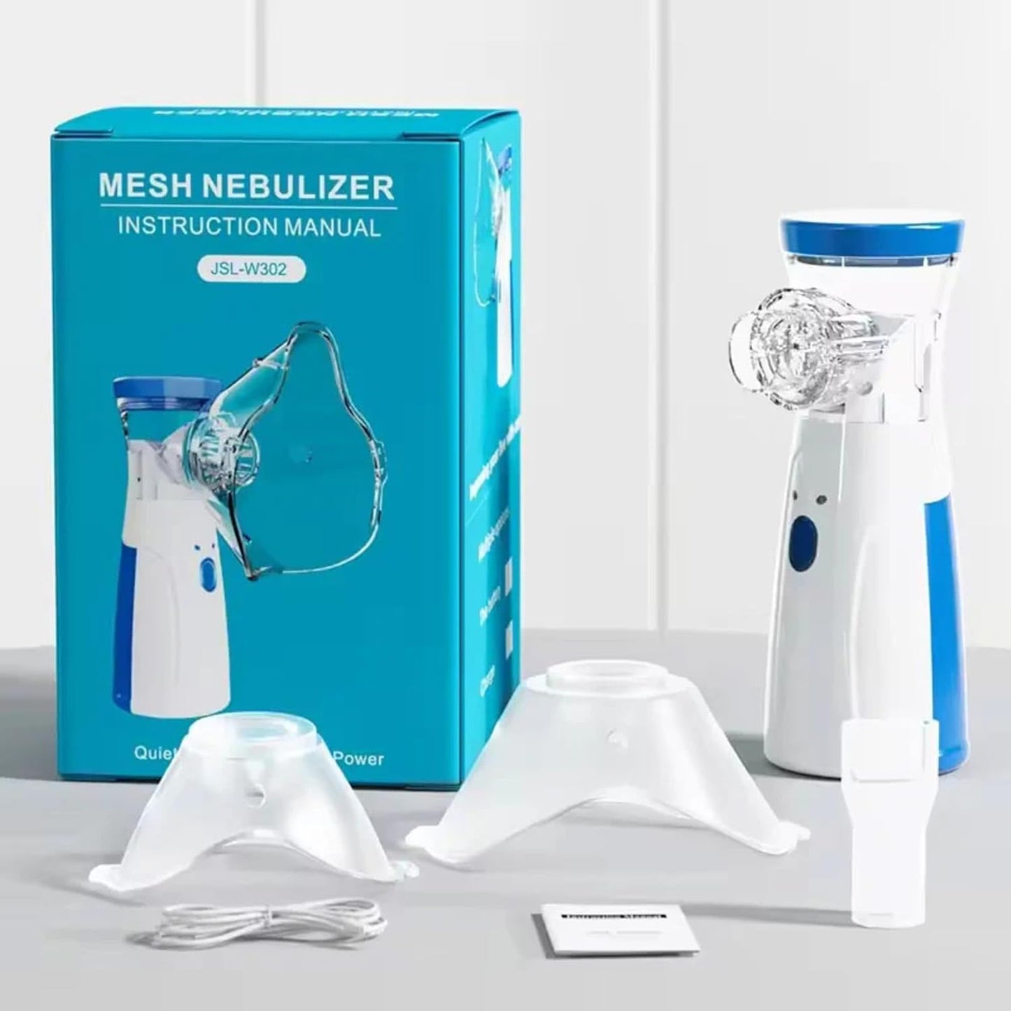 BreathyPRO™ Rechargeable & Portable Mesh Nebulizer Machine, For Adults and Kids, Travel and Household Use, Handheld Mesh Nebulizer For Breathing Problems