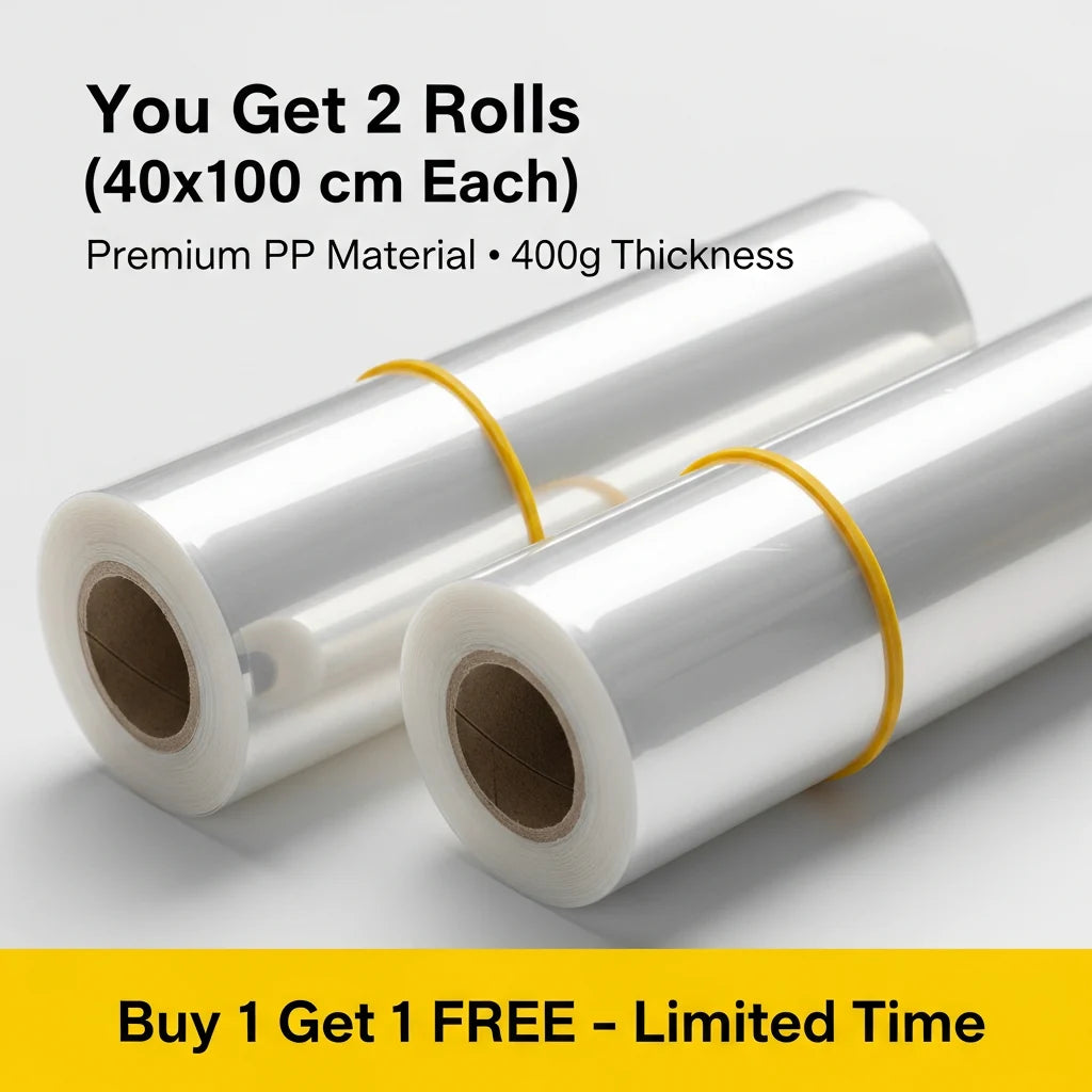 Self-Adhesive Transparent Electrostatic Wall Protection Film | 60X200 Big Size | Buy 1 Get 1 FREE