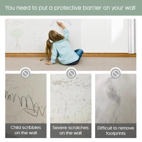 Self-Adhesive Transparent Electrostatic Wall Protection Film | 60X200 Big Size | Buy 1 Get 1 FREE