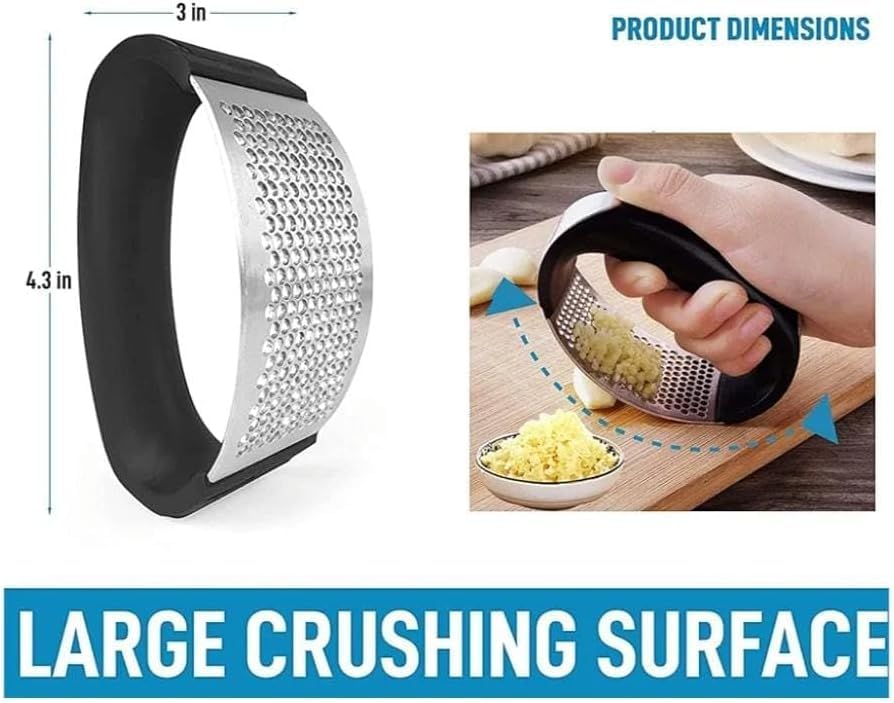 Premium Garlic Crusher – Easy, Quick & Mess-Free (Pack of 2)