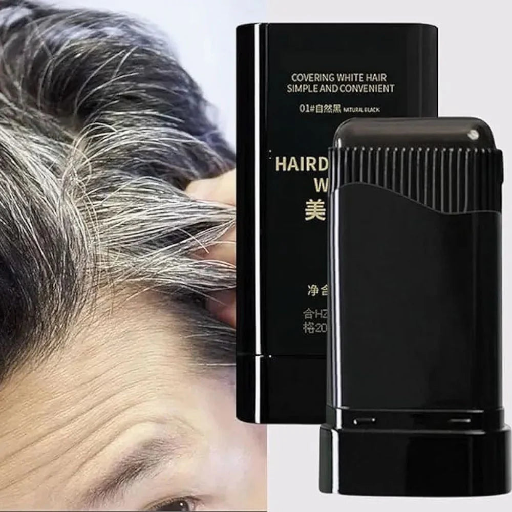 MaxLuk™ 2 in 1 Water And Sweat Proof Hair Comb Dye for Men & Women | Instant Touch-Up for Fuller, Denser Look  - Buy 1 Get 1 FREE