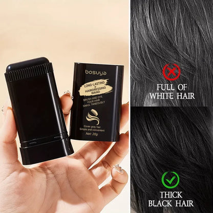 MaxLuk™ 2 in 1 Water And Sweat Proof Hair Comb Dye for Men & Women | Instant Touch-Up for Fuller, Denser Look  - Buy 1 Get 1 FREE