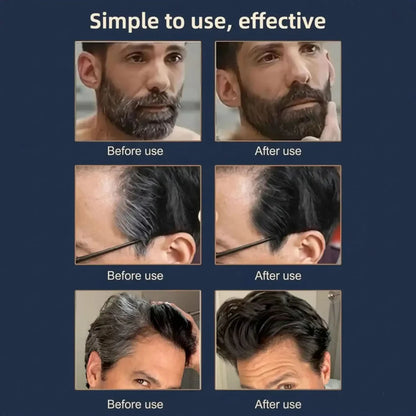 MaxLuk™ 2 in 1 Water And Sweat Proof Hair Comb Dye for Men & Women | Instant Touch-Up for Fuller, Denser Look  - Buy 1 Get 1 FREE