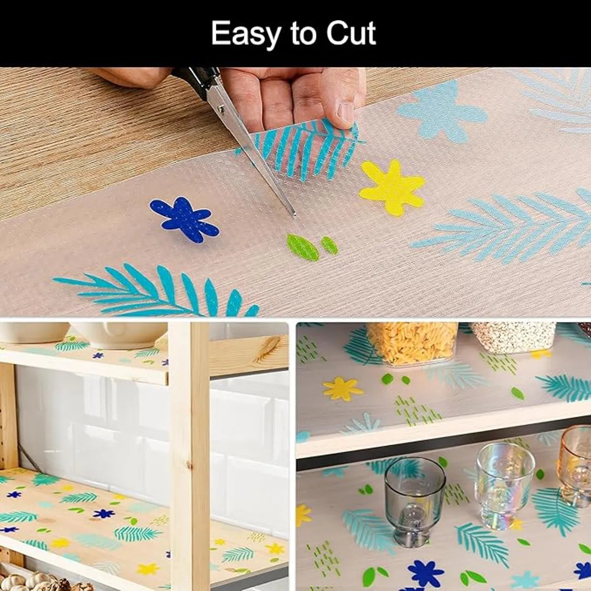 Kitchen Cabinet Mat Anti Slip Shelf Saver BIG SIZE (45 X 300 CM) | Smart Shelfs