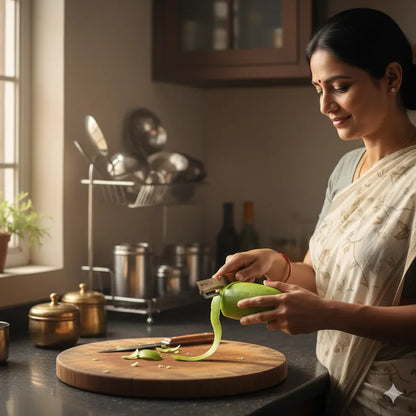 ZestPeel™ 3 in 1 Stainless Peeler | High-Grade Durability | Clean, Precision Peeling + Bottle Opener