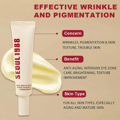 K-SECRET SEOUL 1988 Retinal Eye Cream | Shiny Skin and Sparkling Eyes