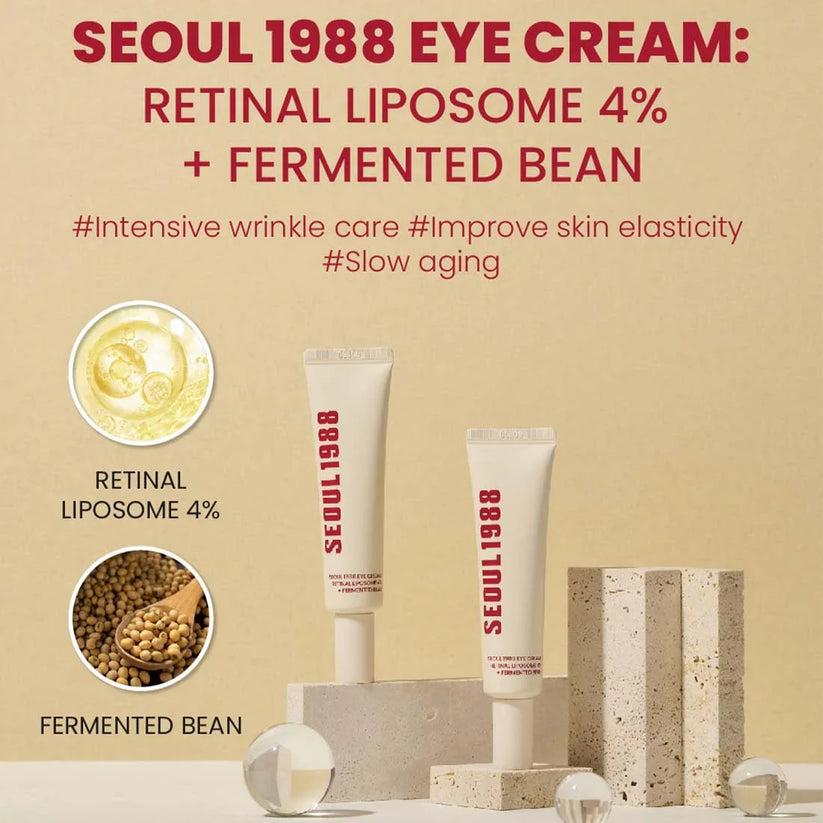 K-SECRET SEOUL 1988 Retinal Eye Cream | Shiny Skin and Sparkling Eyes