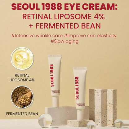 K-SECRET SEOUL 1988 Retinal Eye Cream | Shiny Skin and Sparkling Eyes