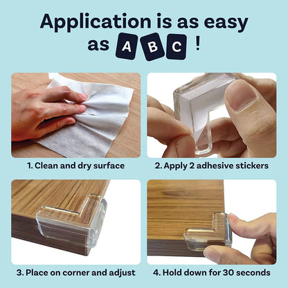 GuardEdges™ - Silicone Corner Protectors for Kids Safety | Baby Safe Guard