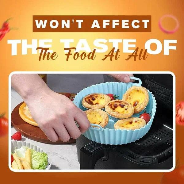 Air Fryer Silicone Reusable Baking Tray |🔥BUY 1 GET 1 FREE🔥 & (Brush-Spatula FREE GIFT)